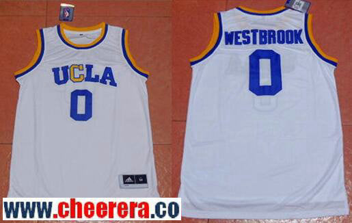 Russell Westbrook UCLA Bruins white jersey