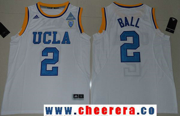 Lonzo Ball UCLA Bruins white jersey