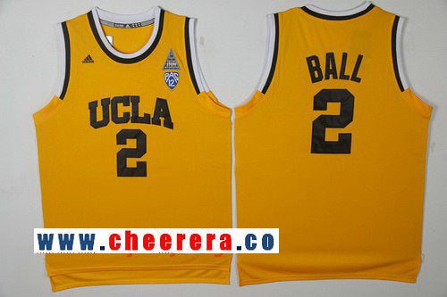 Lonzo Ball UCLA Bruins yellow jersey
