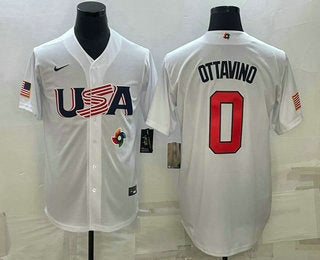 USA Adam Ottavino USA Baseball white Classic jersey