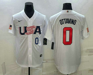 USA Adam Ottavino Number USA Baseball white Classic jersey