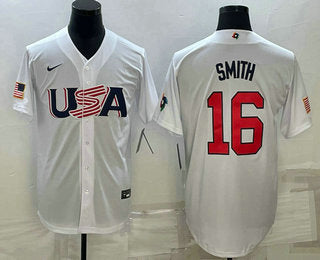 USA Will Smith USA Baseball white Classic jersey
