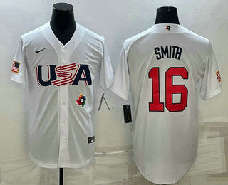 USA Will Smith USA Baseball white Classic jersey