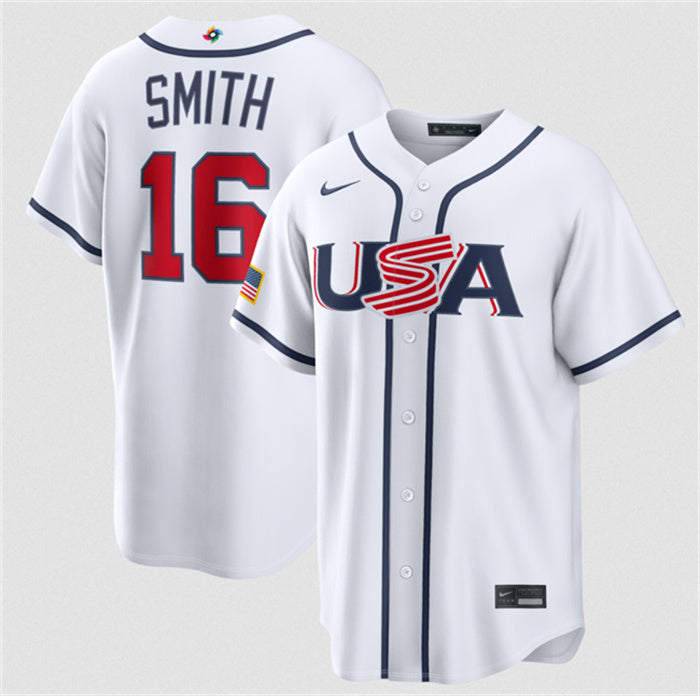 USA Will Smith USA Baseball white Classic jersey