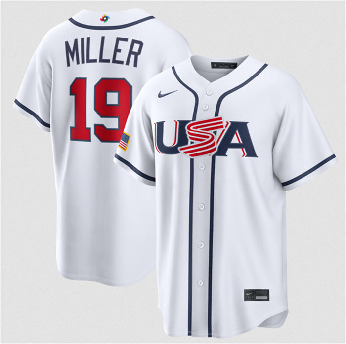 USA Mason Miller USA Baseball white Classic jersey