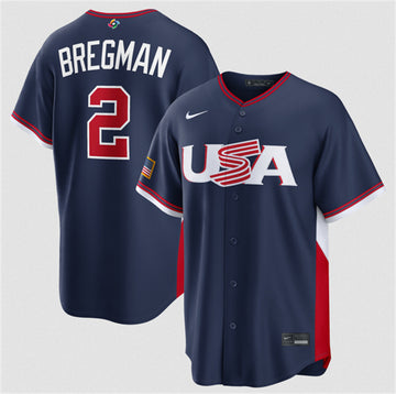 USA Alex Bregman USA Baseball navy Classic jersey