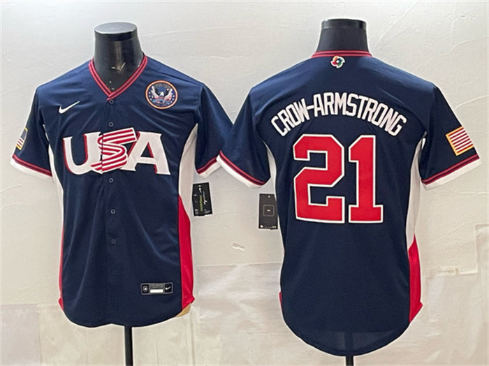 USA Crow-Armstrong USMNT navy Classic jersey