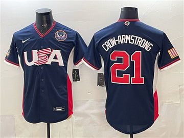 USA Crow-Armstrong USMNT navy Classic jersey