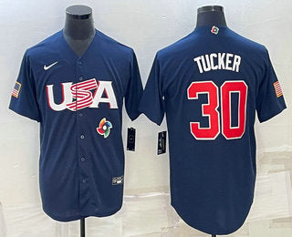 USA Kyle Tucker USA Baseball navy Classic jersey