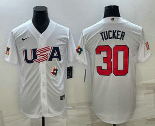 USA Kyle Tucker USA Baseball white Classic jersey
