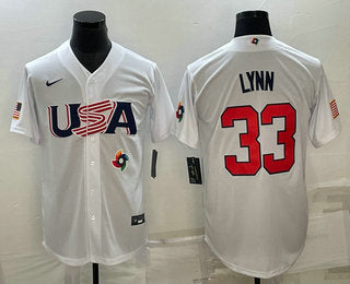 USA Lance Lynn USA Baseball white Classic jersey