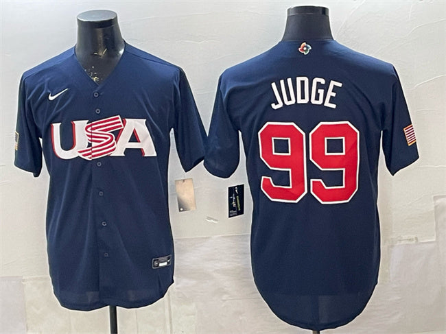USA Aaron Judge USA Baseball navy Classic jersey