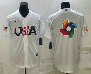 USA Baseball white Replica jersey