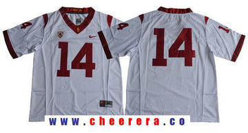 Sam Darnold No Name USC Trojans white Limited jersey