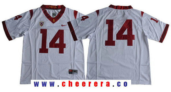 Sam Darnold No Name USC Trojans white Limited jersey