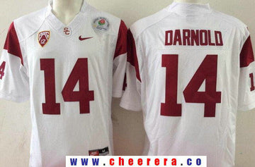 Sam Darnold USC Trojans white Limited jersey