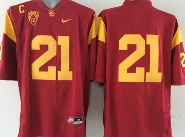 Su'a Cravens USC Trojans red Limited jersey