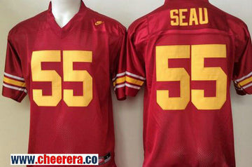 Junior Seau USC Trojans red Limited jersey
