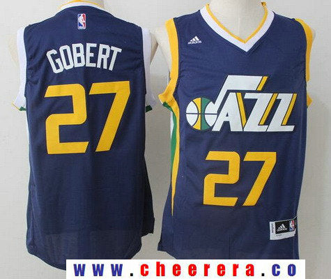Rudy Gobert Utah Jazz navy jersey