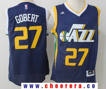 Rudy Gobert Utah Jazz navy jersey