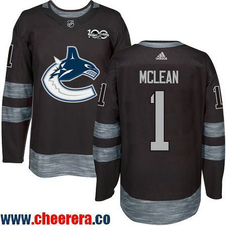 Kirk Mclean Vancouver Canucks black jersey