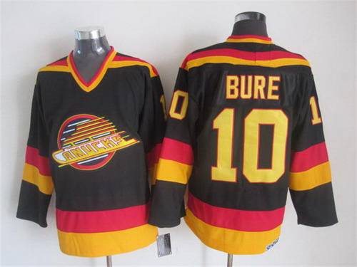 Pavel Bure Vancouver Canucks black Throwback jersey