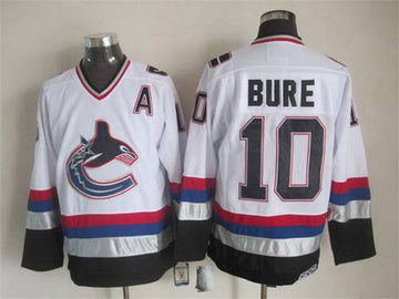 Pavel Bure Vancouver Canucks white Throwback jersey