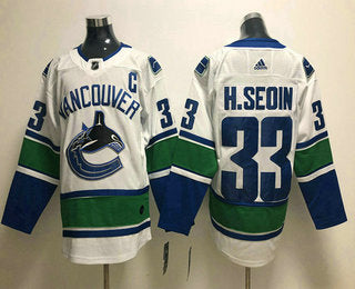 Henrik Sedin Vancouver Canucks white jersey