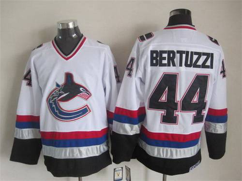 Todd Bertuzzi Vancouver Canucks white Throwback jersey
