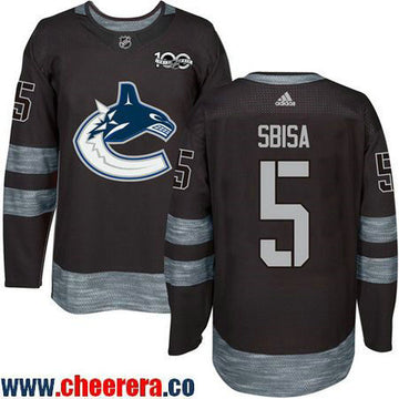 Luca Sbisa Vancouver Canucks black jersey