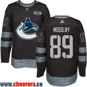Alexander Mogilny Vancouver Canucks black jersey