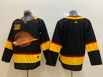 Custom Vancouver Canucks black jersey