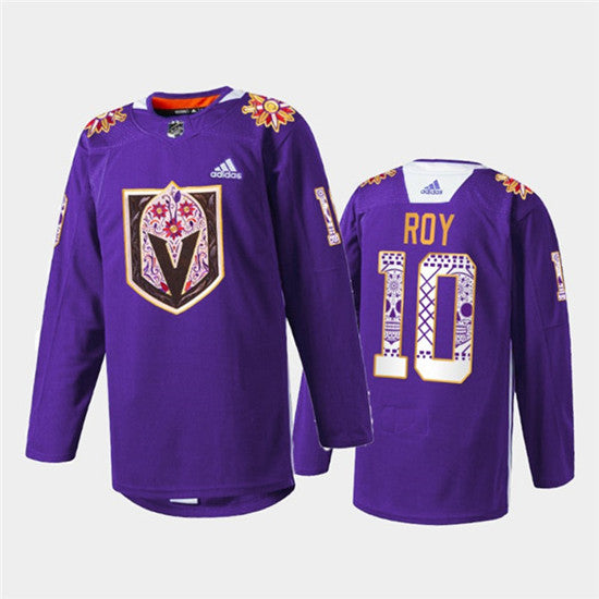 Nicolas Roy Vegas Golden Knights purple Heritage jersey