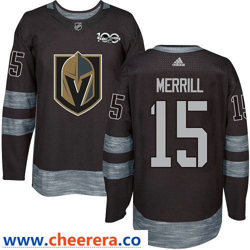 Jon Merrill Vegas Golden Knights black jersey
