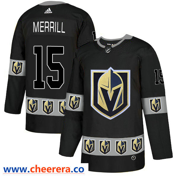 Jon Merrill Vegas Golden Knights black Fashion jersey