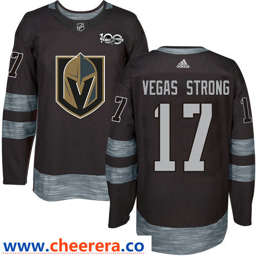Vegas Strong Vegas Golden Knights black jersey
