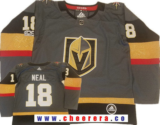 James Neal Vegas Golden Knights gray jersey