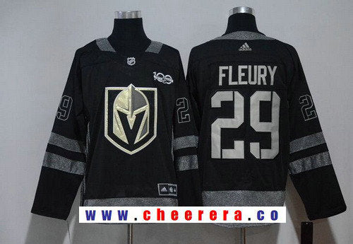 Marc-Andre Fleury Vegas Golden Knights black Fashion jersey
