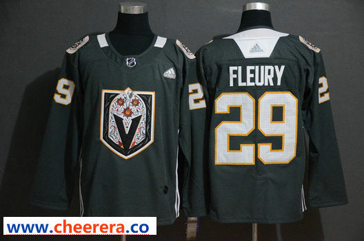 Marc-Andre Fleury Vegas Golden Knights gray jersey