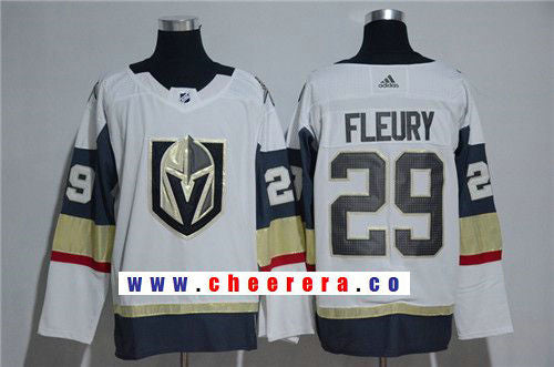 Marc-Andre Fleury Vegas Golden Knights white jersey