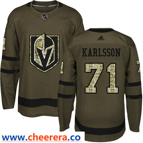 William Karlsson Vegas Golden Knights green Salute To Service jersey