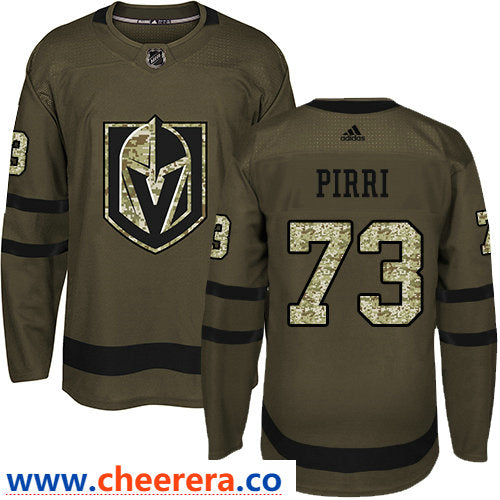 Brandon Pirri Vegas Golden Knights green Salute To Service jersey