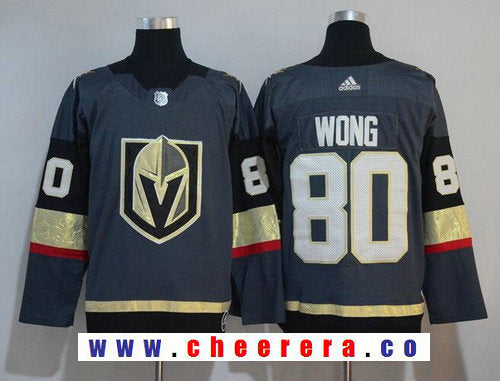 Tyler Wong Vegas Golden Knights gray jersey
