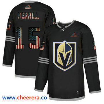 Jon Merrill Vegas Golden Knights black Fashion jersey