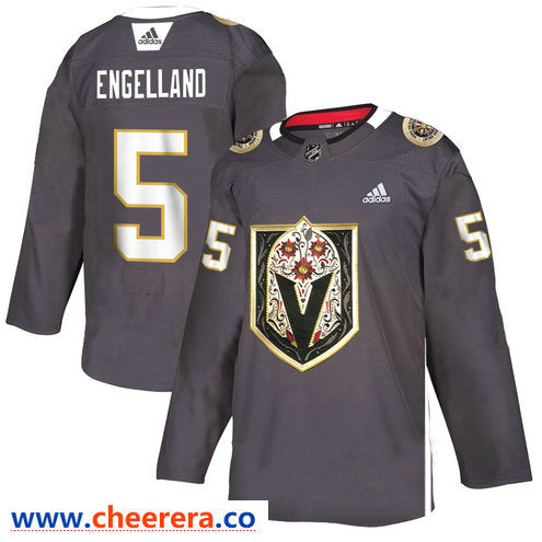 Deryk Engelland Vegas Golden Knights gray jersey