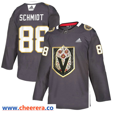 Nate Schmidt Vegas Golden Knights gray jersey