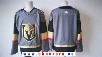 Custom Vegas Golden Knights gray jersey