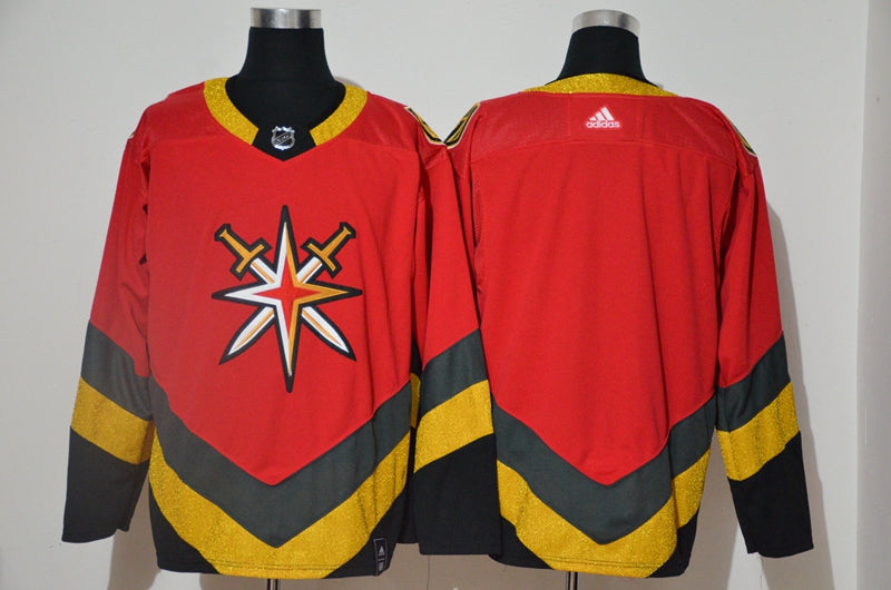 Custom Vegas Golden Knights red Reverse Retro jersey