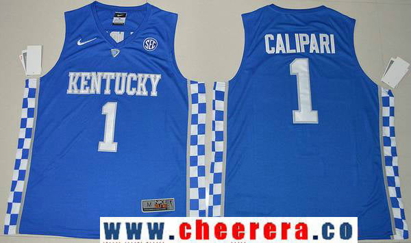 John Calipari Villanova Wildcats royal jersey
