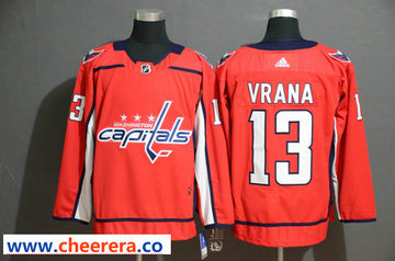 Jakub Vrana Washington Capitals red jersey